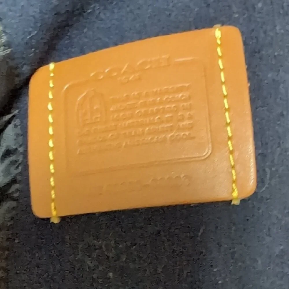 Coach Classic Navy and White Bomber Jacket - Picture 10 of 11